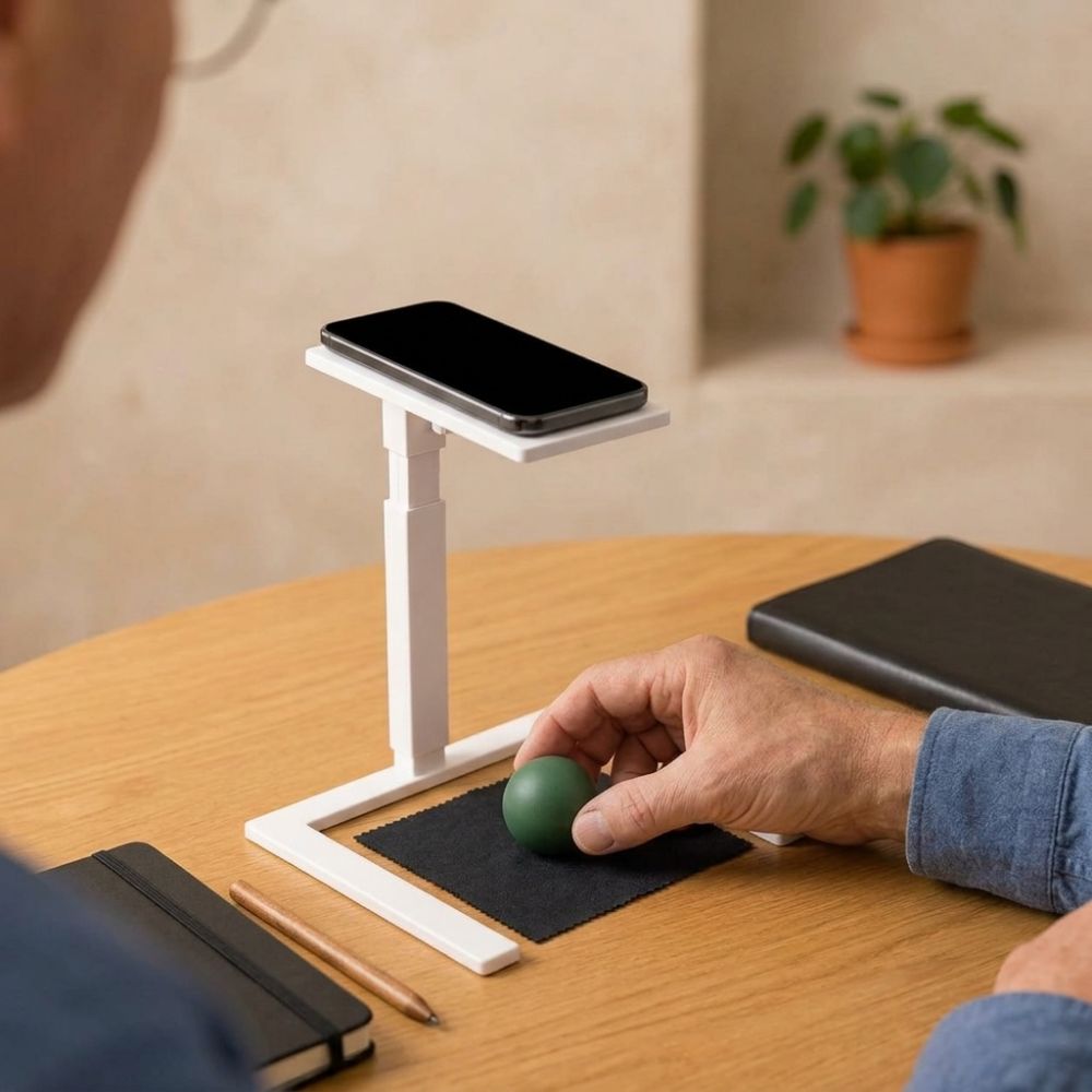 3D Printing Holder - 3D Printed Coin Photography Stand Open