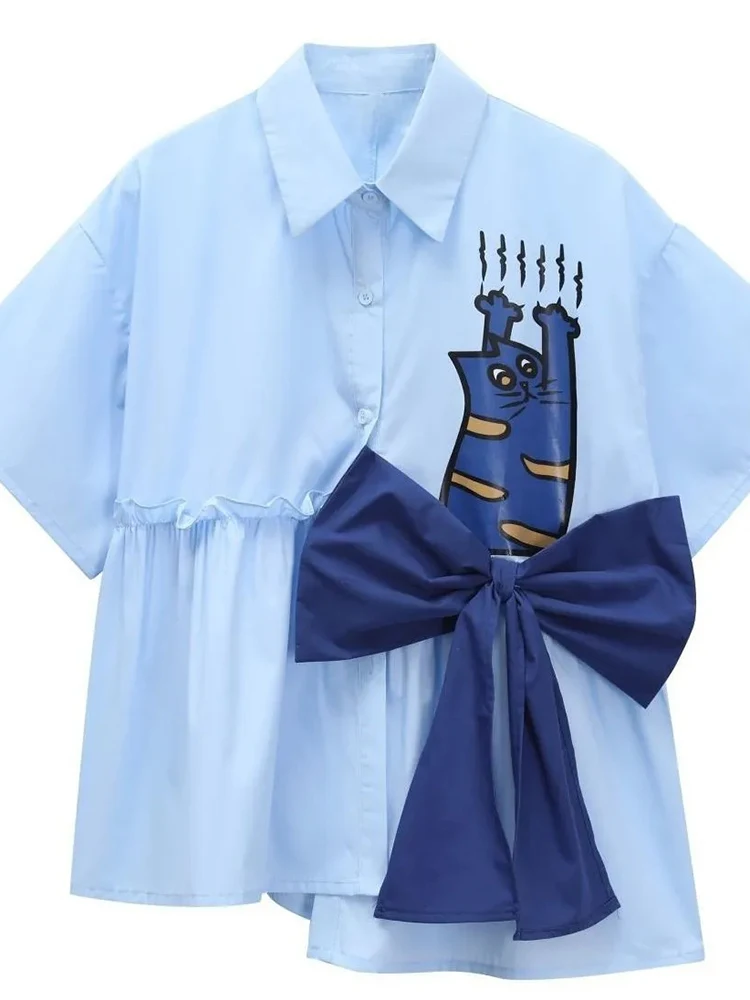Zoki 3D Bow Cute Shirt Women L - 3D Printing Cancer 评论和价格