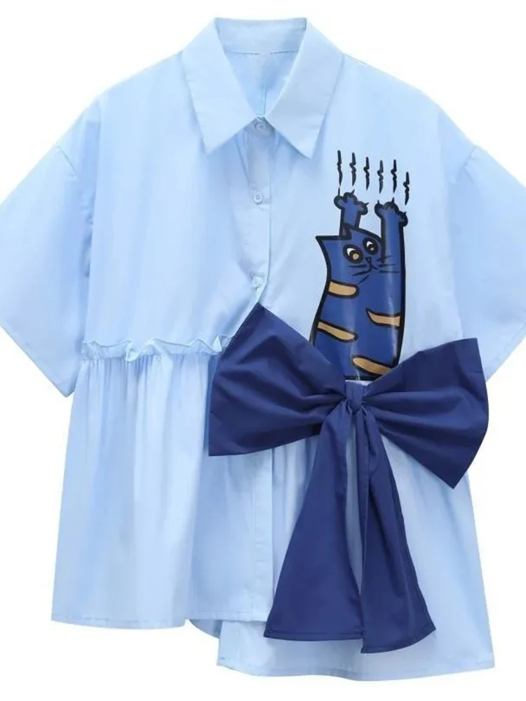 Zoki 3D Bow Cute Shirt Women L - 3D Printing Cancer 评论和价格