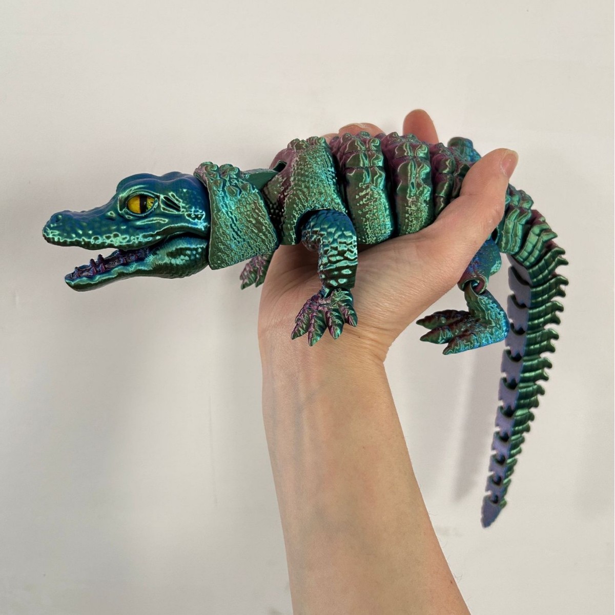 3D Printed Crocodile with Inte - 3D Printing Gif 评论和价格