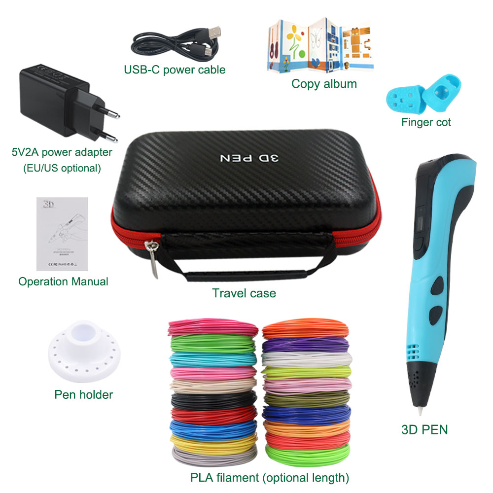 2026 3D Pen Set for Children 3 - 3D Printing Gif 评论和价格