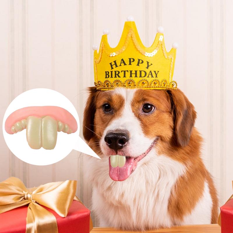 Pet CorgiDog False Teeth Toy R - 3D Printing Tooth 评论和价格