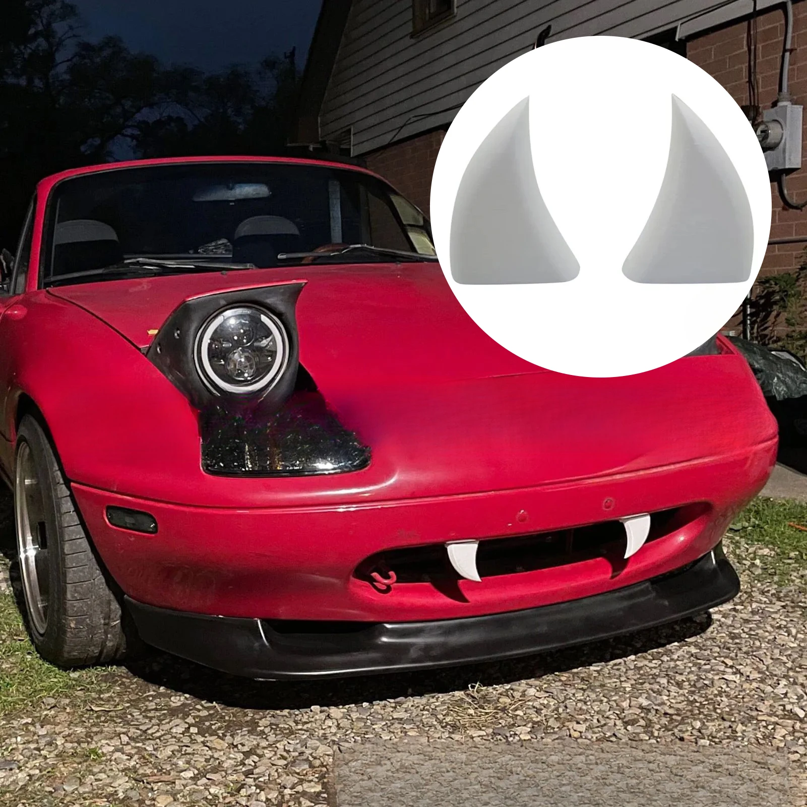 1 Pair 3D Printed Teeth Car Gr - 3D Printing Tooth 评论和价格