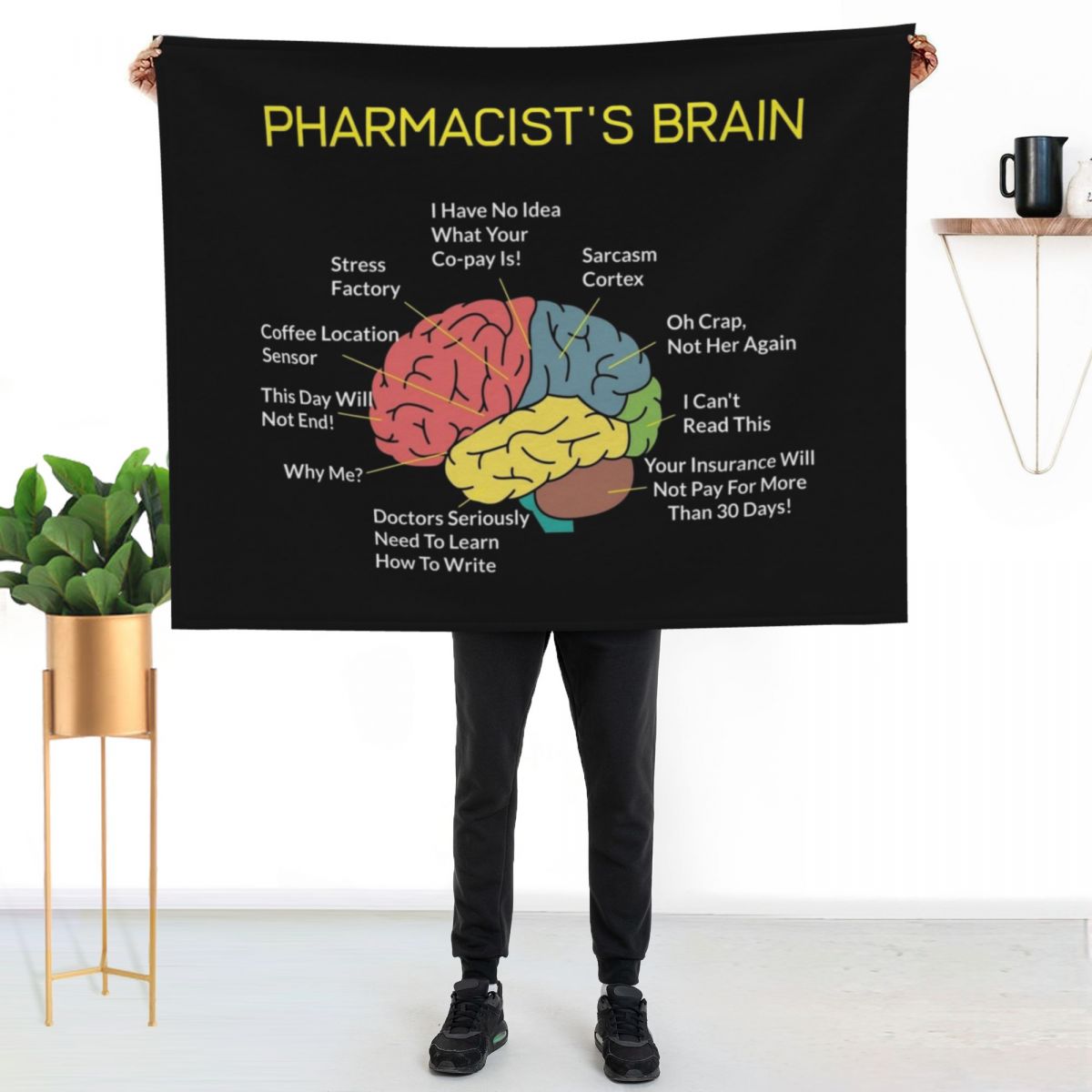 Pharmacist's Brain Funny Pharm - 3D Printing In Pharmacy 评论和价格