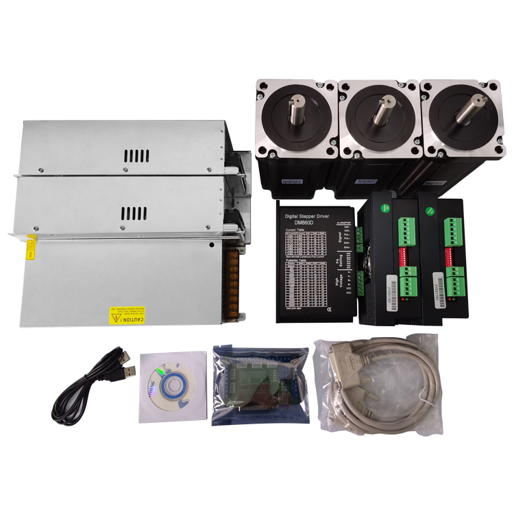 3 Axis 4.5Nm 8Nm 12Nm Nema 34  - Stepper Motor 评论和价格