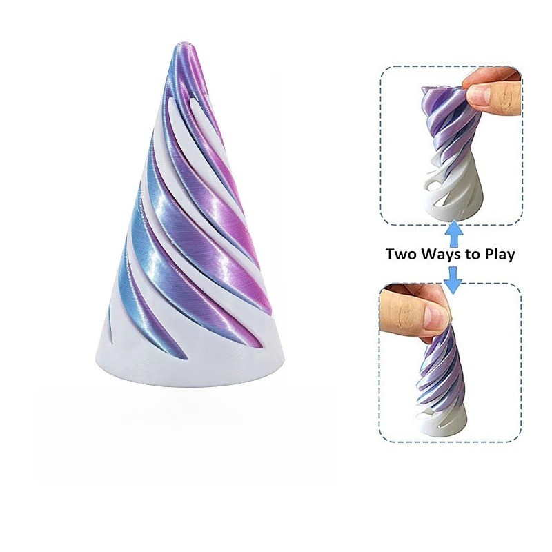 3D Printed Rotating Pyramid Sp - 3D Printing Gif 评论和价格