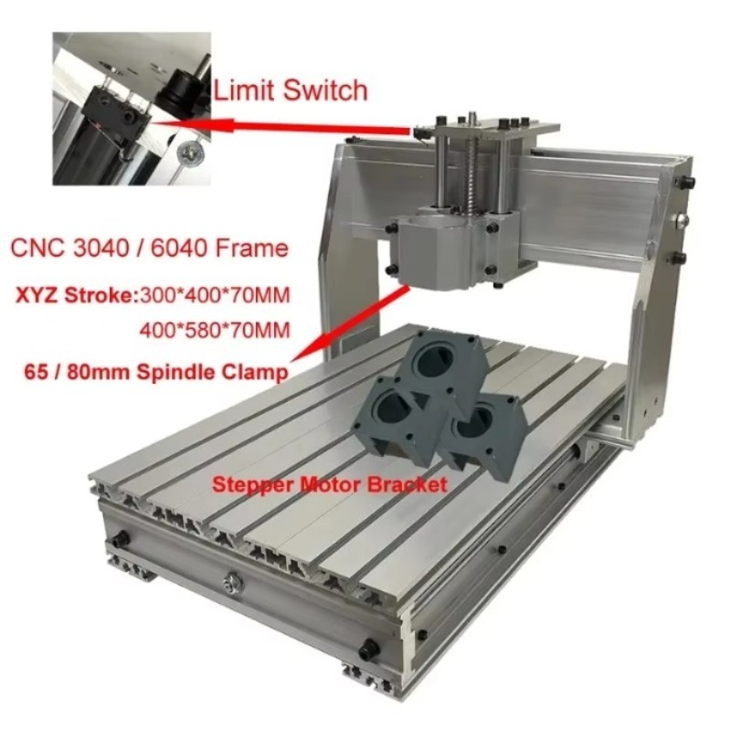 Aluminum CNC 3040 6040 Frame K - Stepper Motor 评论和价格