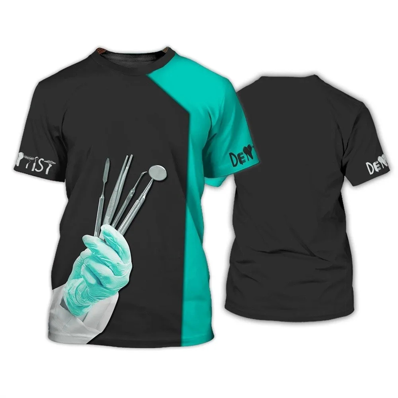 2024 Men's T-shirt Tooth 3d Pr - 3D Printing Tooth 评论和价格