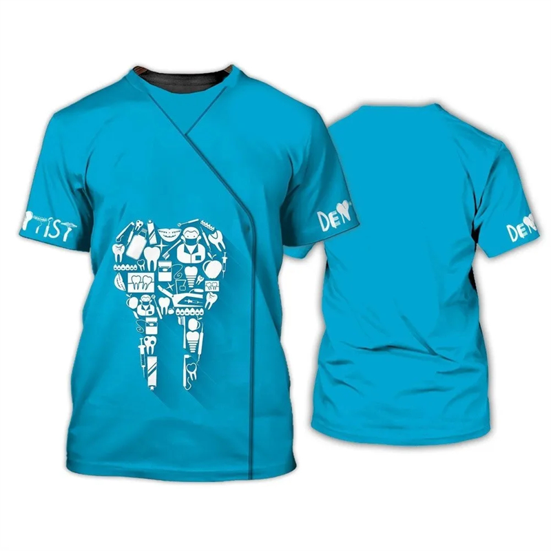 2024 Men's T-shirt Tooth 3d Pr - 3D Printing Tooth 评论和价格