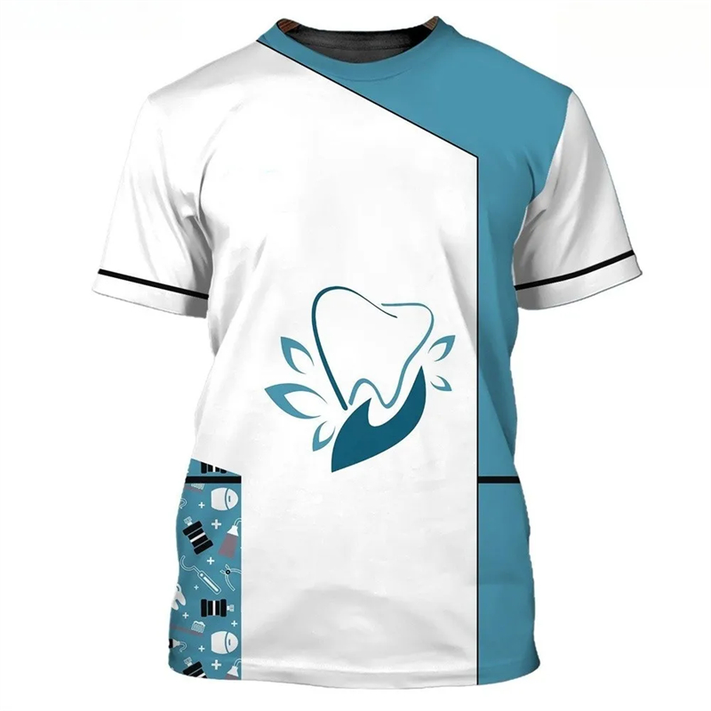 2024 Men's T-shirt Tooth 3d Pr - 3D Printing Tooth 评论和价格