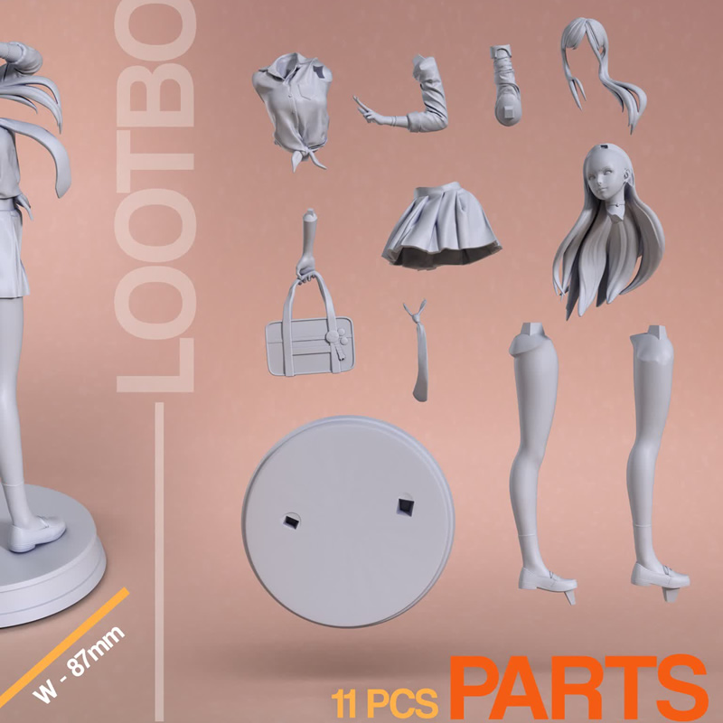Game Character 4940 Kitagawa M - 3D Printing Abs 评论和价格