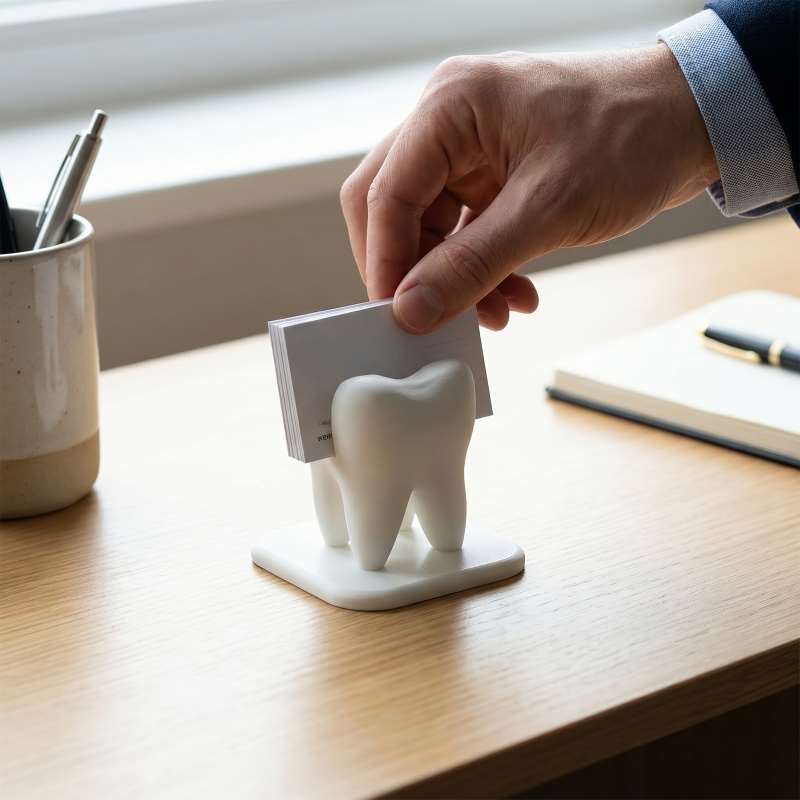 3D Printed Tooth Shaped Busine - 3D Printing Tooth 评论和价格