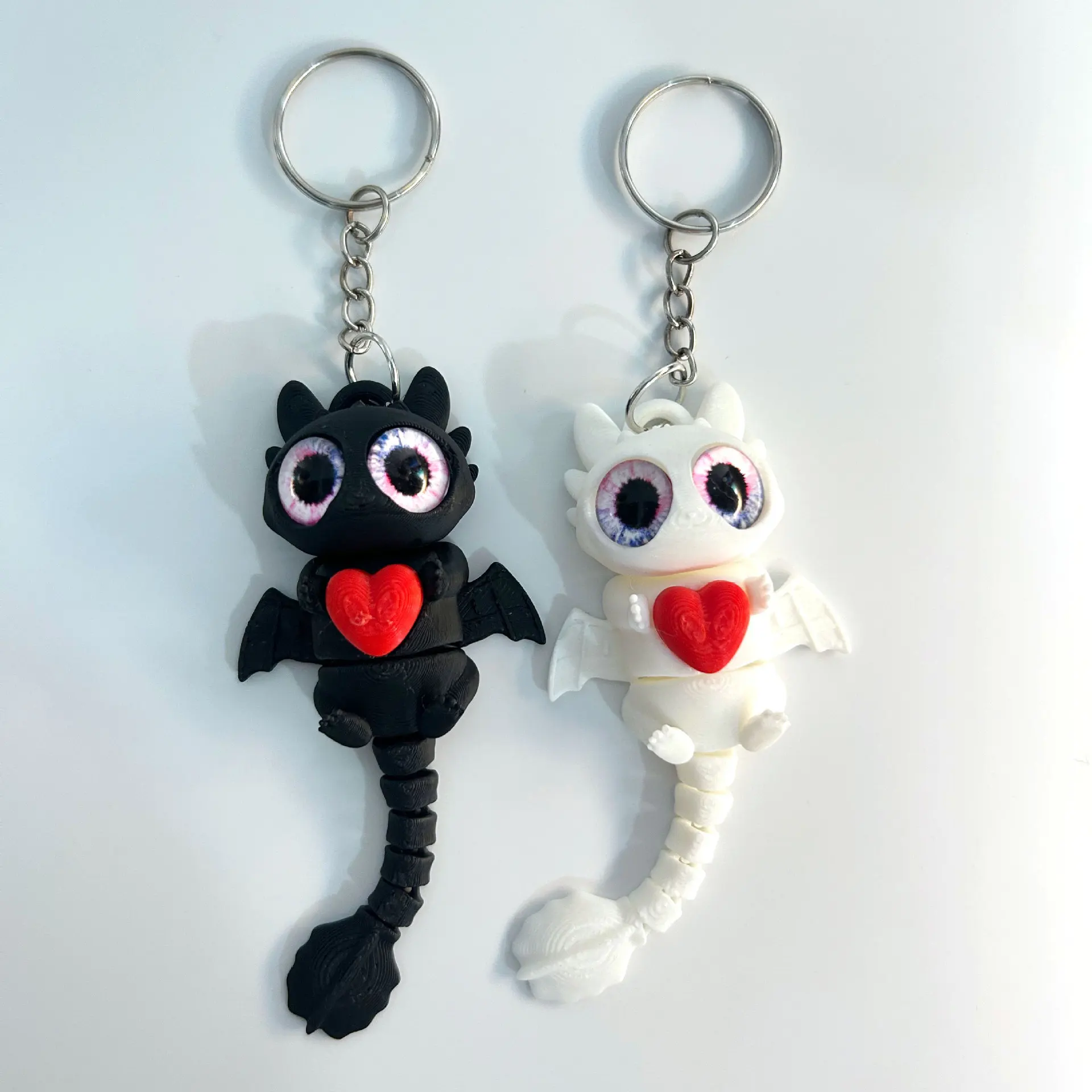 3D Printed Dragon Keychain wit - 3D Printing Tooth 评论和价格