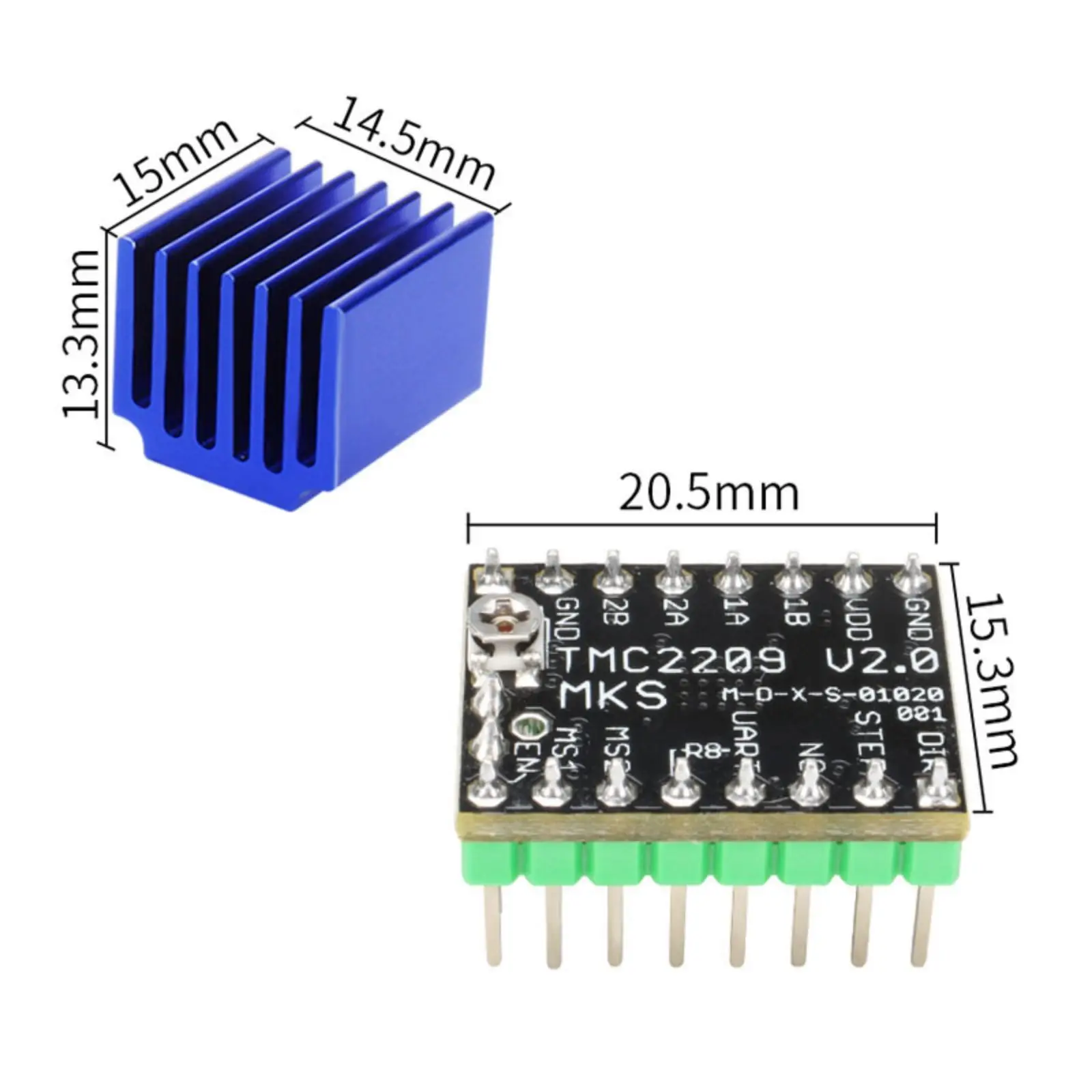 MKS TMC2209 V2.0 Stepper Motor - Motherboard 3D Printer 评论和价格