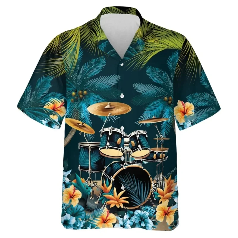 Summer Hawaiian Shirts For Men - 3D Printing Cancer 评论和价格